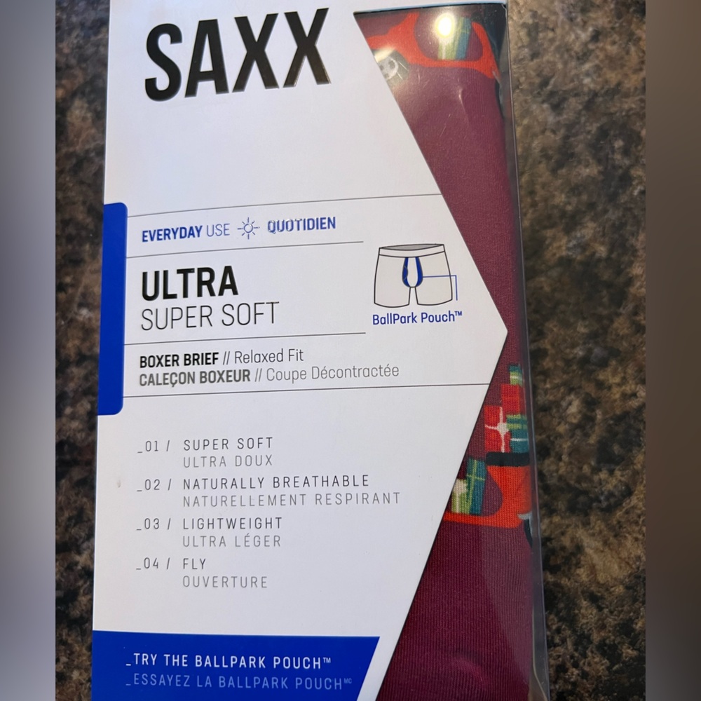 NIB Saxx ultra boxer brief large